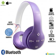 Headphone Bluetooth KTP-100 - Roxo